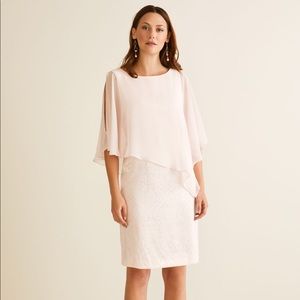 SIZE 10 Laura Poncho Cocktail Dress